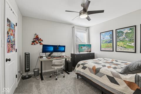 Bedroom at 693 McNamara Court, Carmel, IN