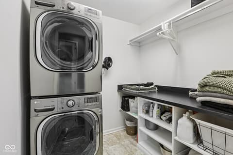 Laundry room at 693 McNamara Court, Carmel, IN