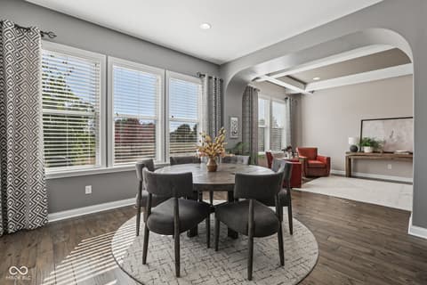 Dining room at 693 McNamara Court, Carmel, IN