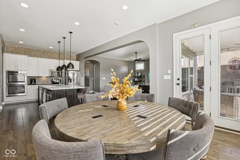 Dining room at 693 McNamara Court, Carmel, IN