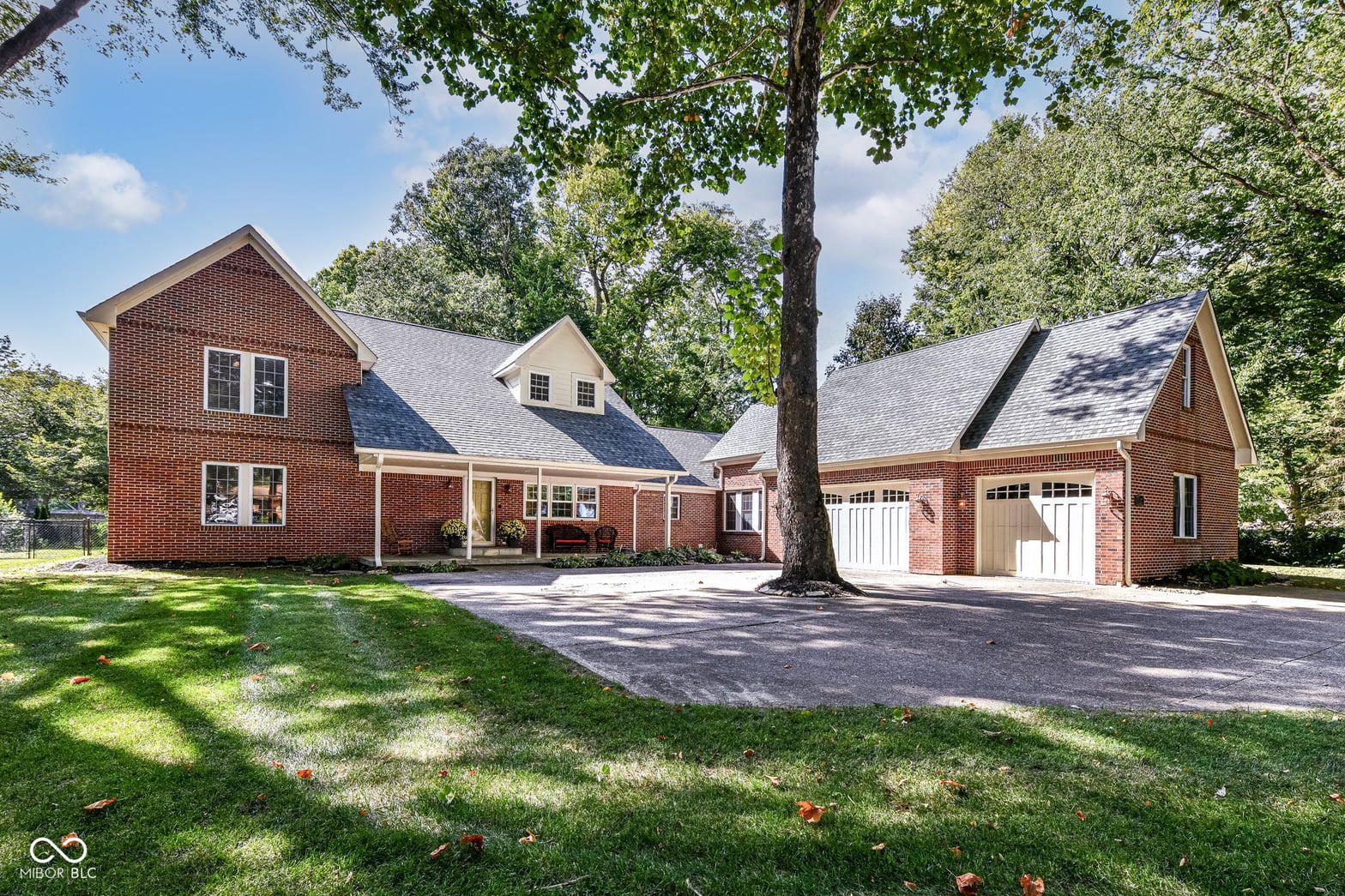 Front exterior at 7620 Dean Road, Indianapolis, IN