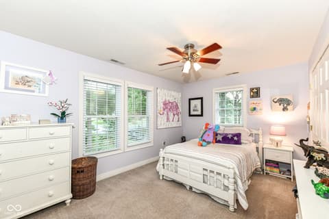 Bedroom at 7620 Dean Road, Indianapolis, IN