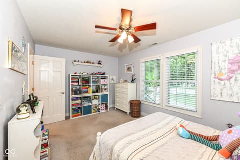 Bedroom at 7620 Dean Road, Indianapolis, IN