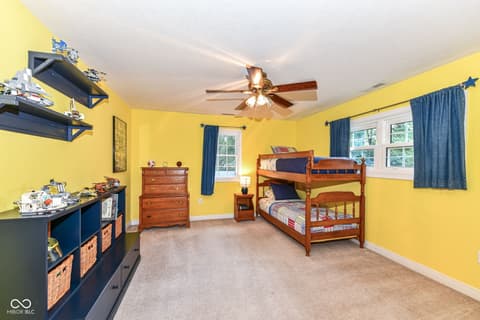 Bedroom at 7620 Dean Road, Indianapolis, IN