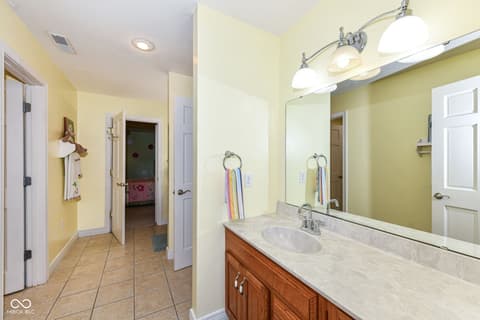 Bathroom at 7620 Dean Road, Indianapolis, IN