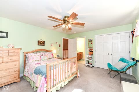Bedroom at 7620 Dean Road, Indianapolis, IN