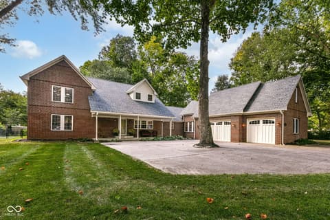 Front exterior at 7620 Dean Road, Indianapolis, IN