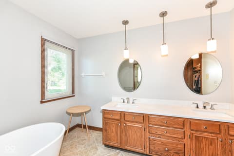 Primary bathroom at 913 Timber Creek Drive, Indianapolis, IN