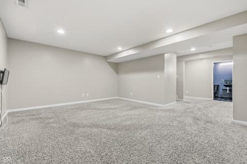 Basement at 628 Reunion Lane, Greenwood, IN