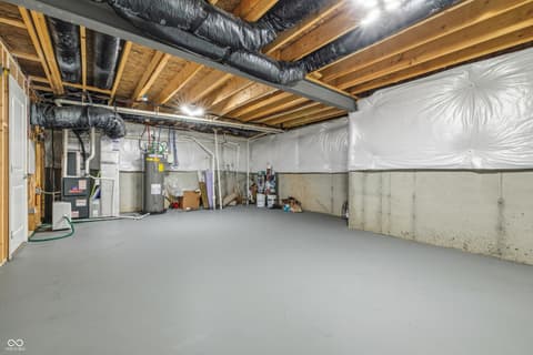 Basement at 628 Reunion Lane, Greenwood, IN