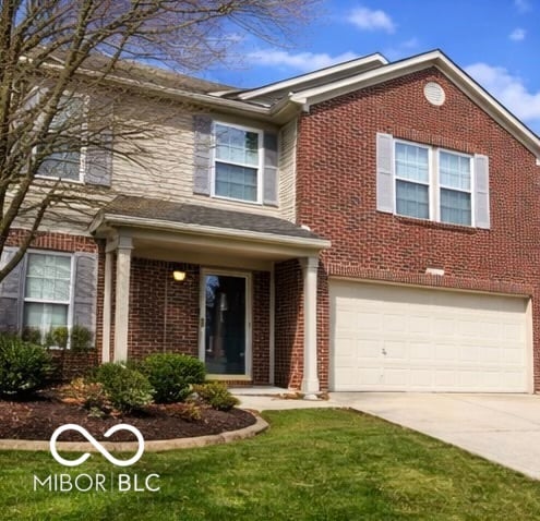 Front exterior at 6857 Maywood Circle, Avon, IN