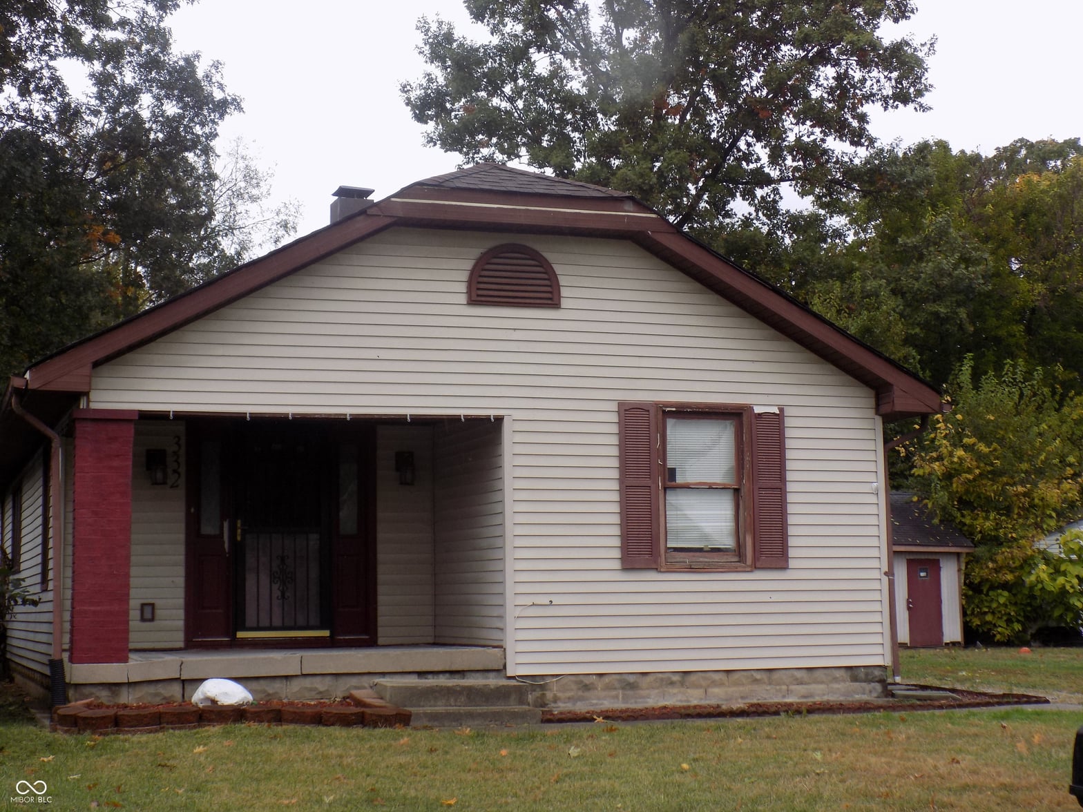 Front exterior at 332 Laclede Street, Indianapolis, IN