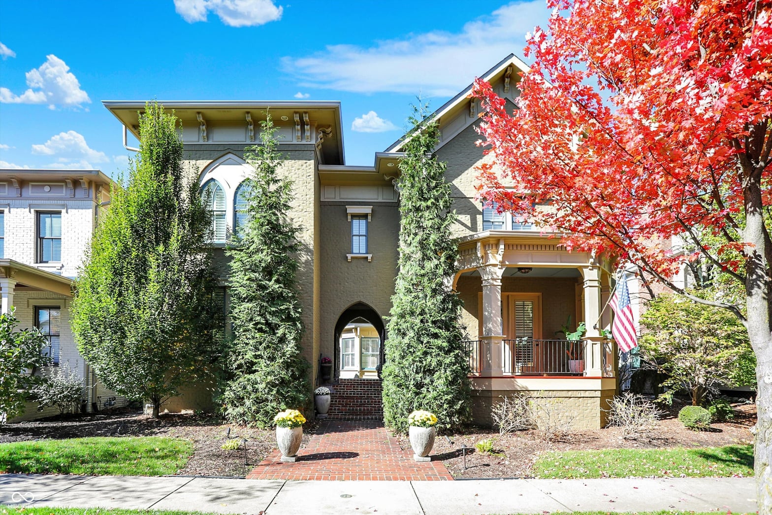 Front exterior at 12460 Horsham Street, Carmel, IN