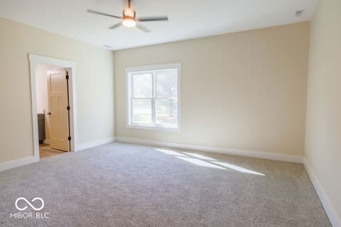 Primary bedroom at 534 E Dogwood Court, Spencer, IN