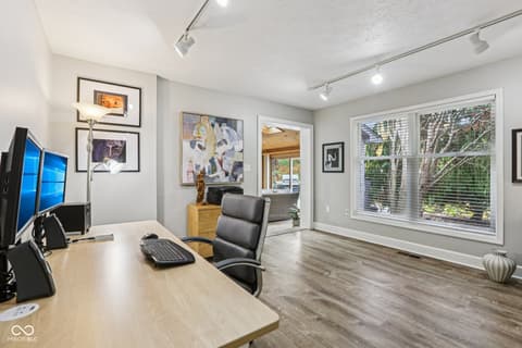 Home office at 13514 Dallas Lane, Carmel, IN