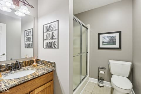 Bathroom at 13514 Dallas Lane, Carmel, IN