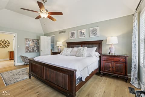 Primary bedroom at 13514 Dallas Lane, Carmel, IN