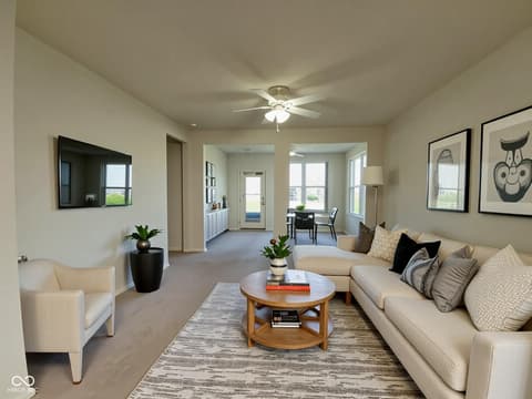 Living room at 4889 Lilium Drive, Plainfield, IN