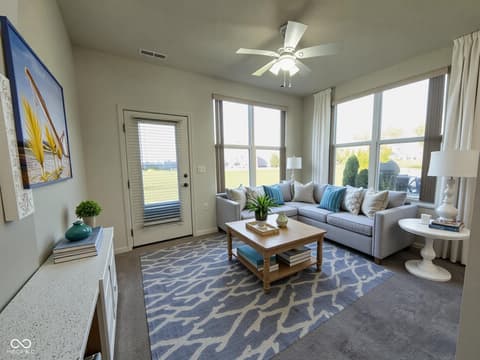 Living room at 4889 Lilium Drive, Plainfield, IN