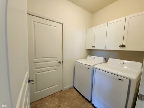 Laundry room at 4889 Lilium Drive, Plainfield, IN