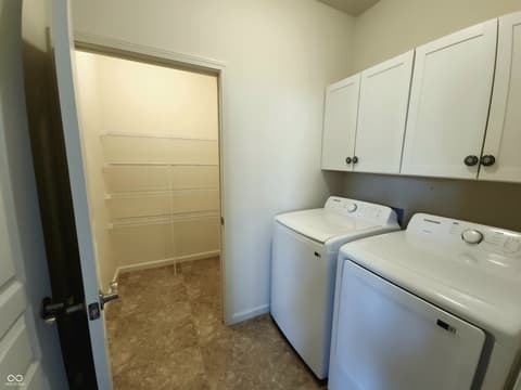 Laundry room at 4889 Lilium Drive, Plainfield, IN