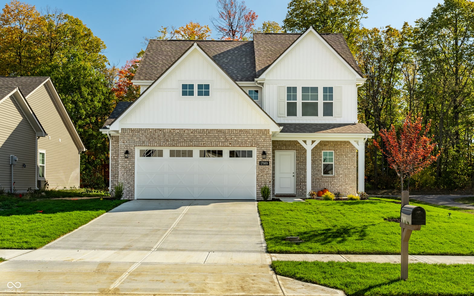 Front exterior at 17989 Ambrosia Trail, Westfield, IN