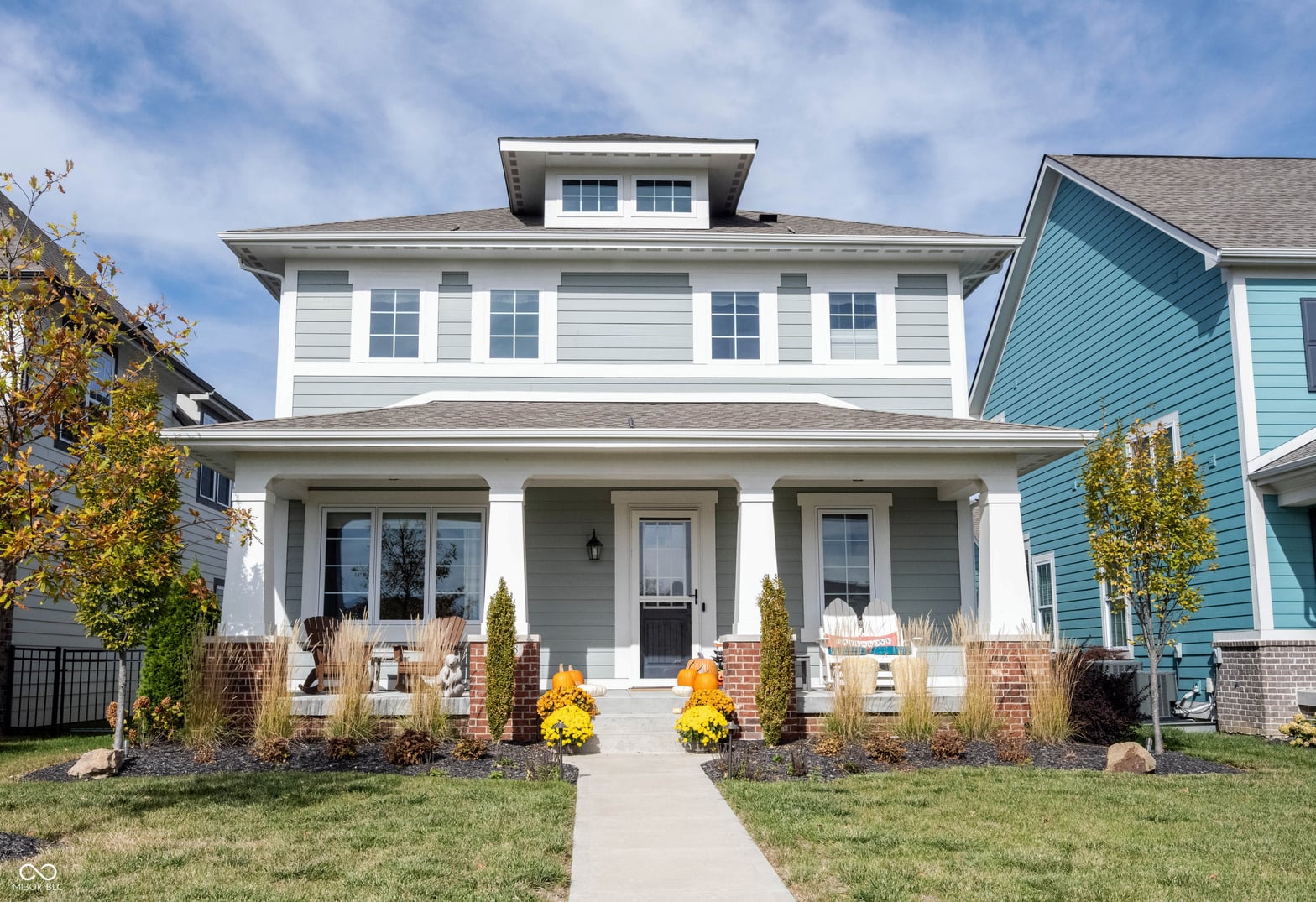 Front exterior at 15448 Heatherbank Drive, Westfield, IN