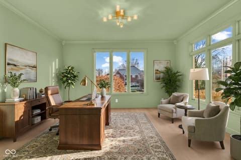 Living room at 11967 Windpointe Pass, Carmel, IN