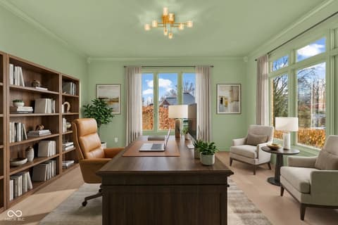Living room at 11967 Windpointe Pass, Carmel, IN