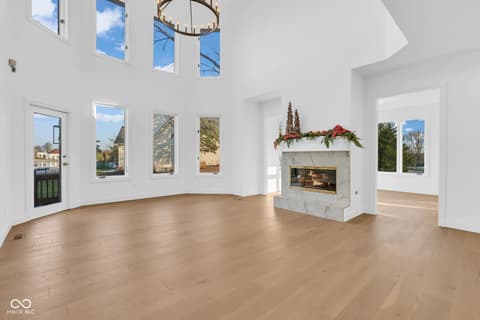 Living room at 11967 Windpointe Pass, Carmel, IN