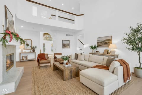 Living room at 11967 Windpointe Pass, Carmel, IN