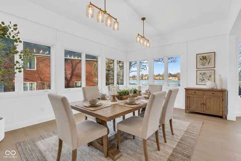Dining room at 11967 Windpointe Pass, Carmel, IN