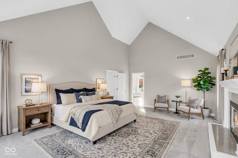 Primary bedroom at 11967 Windpointe Pass, Carmel, IN