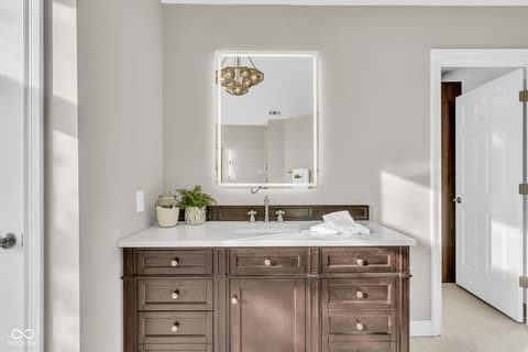 Primary bathroom at 11967 Windpointe Pass, Carmel, IN
