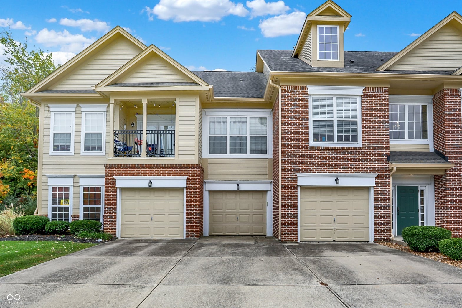 Front exterior at 1597 Lacebark Drive, Greenwood, IN