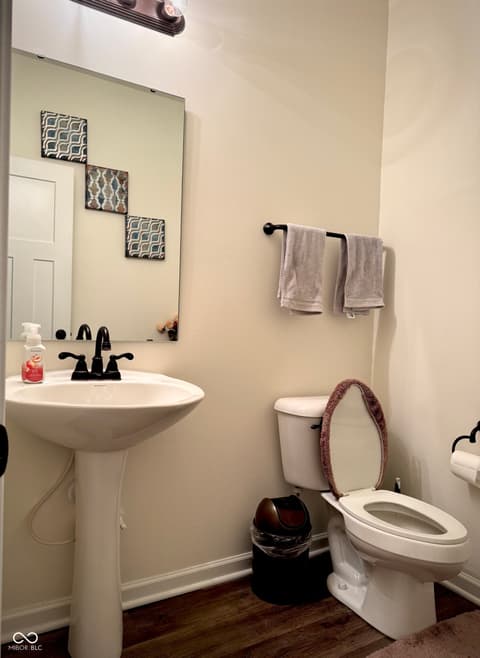 Bathroom at 7235 Wilshire Way, Avon, IN