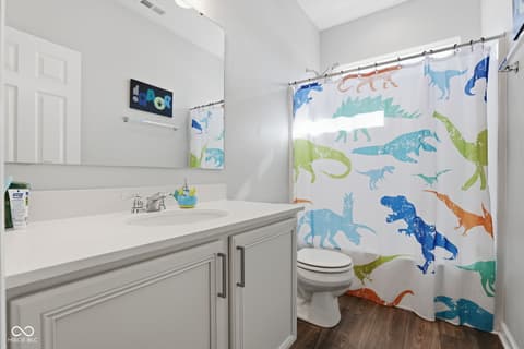 Bathroom at 3881 Justify Drive, Bargersville, IN