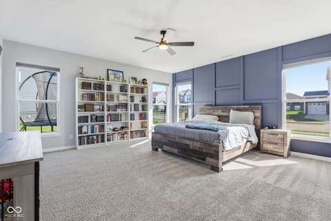 Bedroom at 3881 Justify Drive, Bargersville, IN