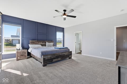 Bedroom at 3881 Justify Drive, Bargersville, IN