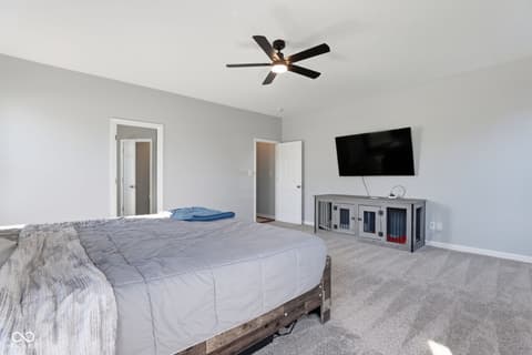 Bedroom at 3881 Justify Drive, Bargersville, IN