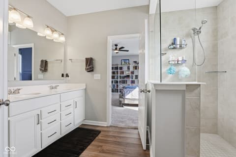 Bathroom at 3881 Justify Drive, Bargersville, IN