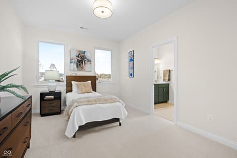 Primary bedroom at 4301 Stone Lake Drive, Zionsville, IN