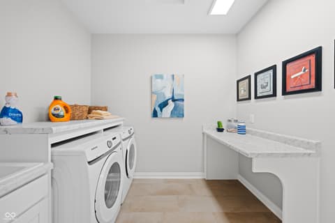 Laundry room at 4301 Stone Lake Drive, Zionsville, IN