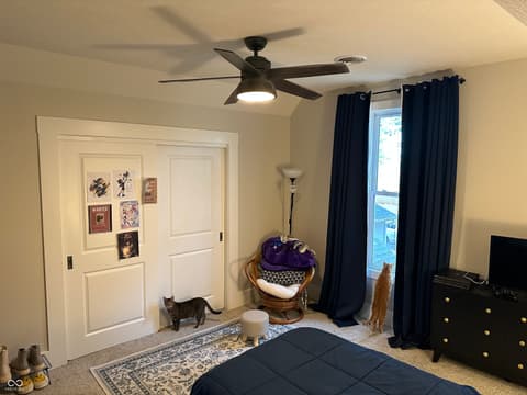 Bedroom at 6953 N State Road 29, Frankfort, IN