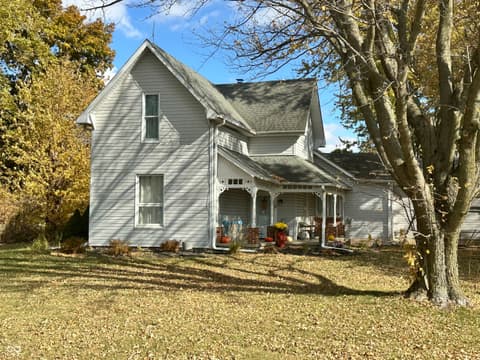 Backyard at 6953 N State Road 29, Frankfort, IN