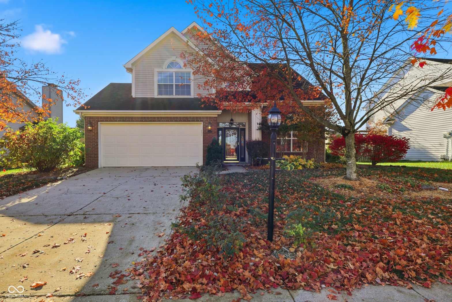 Front exterior at 10521 Magenta Drive, Noblesville, IN