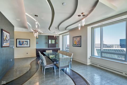 Dining room at 1 N Illinois Street, Indianapolis, IN