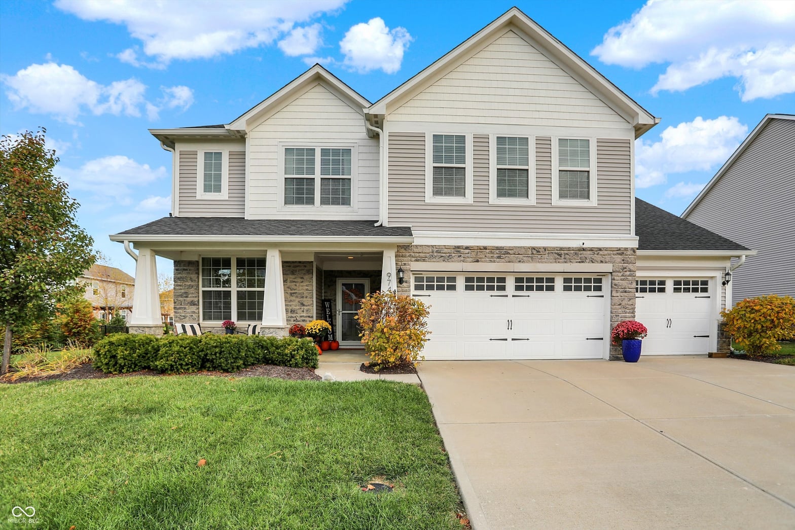 Front exterior at 974 Adlo Lane, Westfield, IN