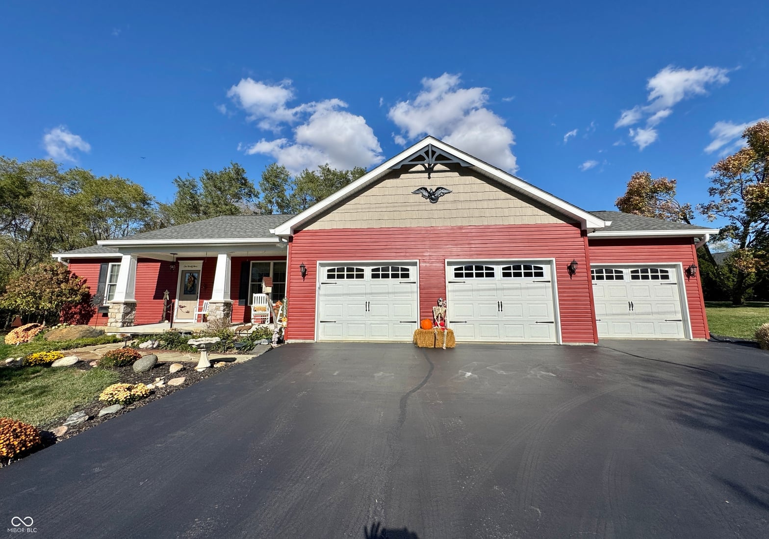 Front exterior at 123 & 124 Patriots Landing, Fillmore, IN