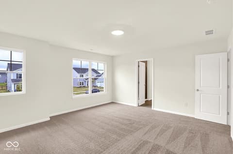 Primary bedroom at 3746 Thomas Jefferson Court, Westfield, IN